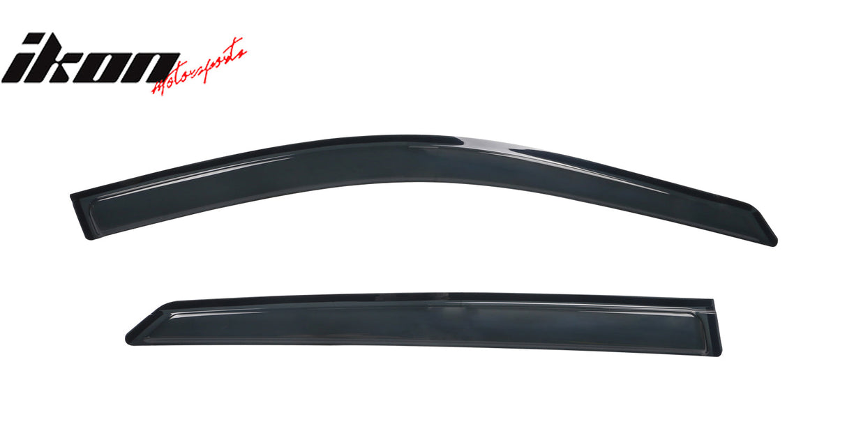 2022-2025 Hyundai Ioniq 5 Slim Style Black Window Visors Acrylic 4PCS