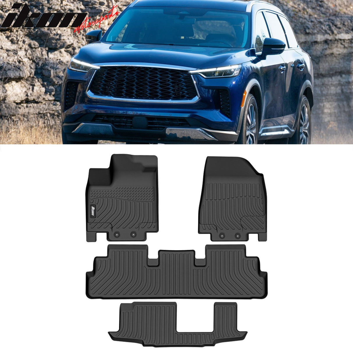 2022-2025 Infiniti QX60 7 Passenger/Pathfinder 8 Passenger Floor Mats
