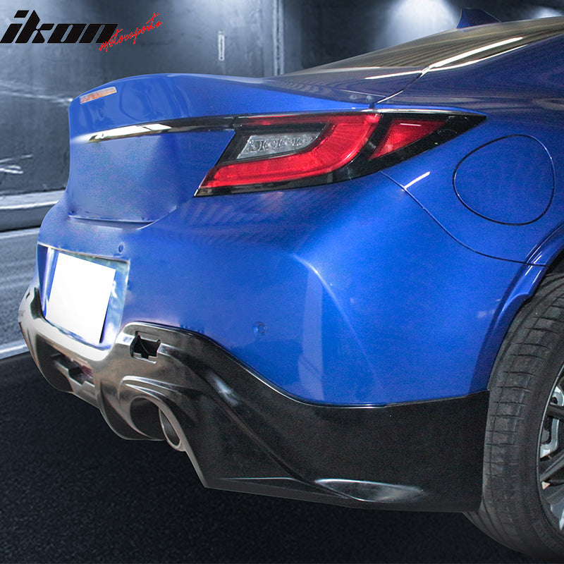 2022-2025 Subaru BRZ Toyota GR86 T Style Rear Diffuser Unpainted PU