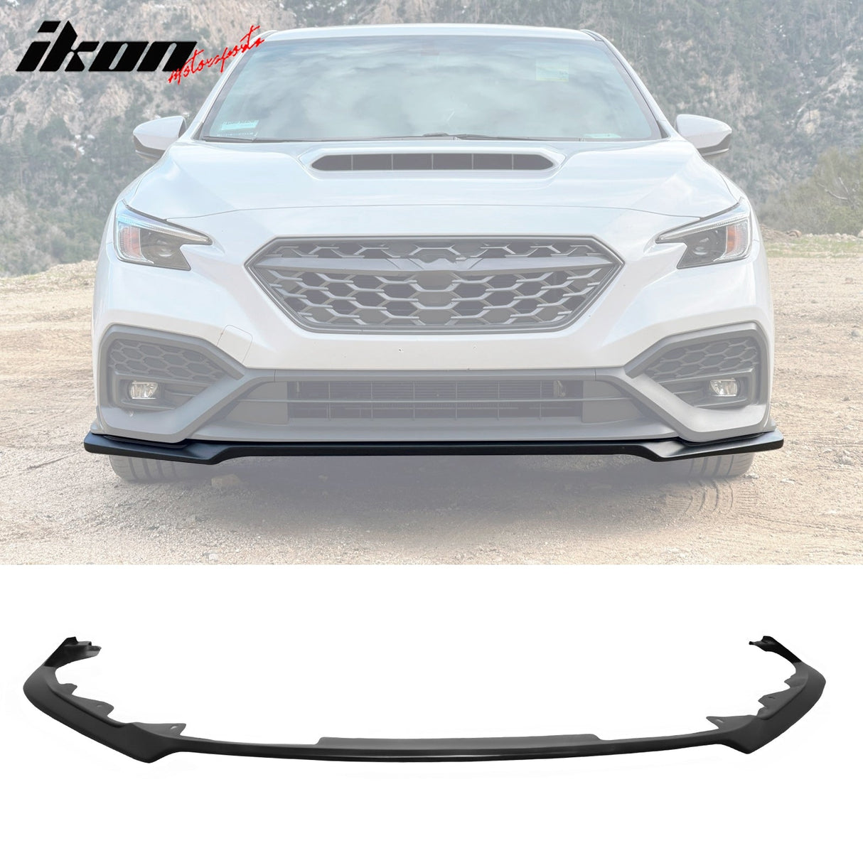 2022-2025 Subaru WRX Front Lip Splitter STI Style Spoiler Unpainted PU