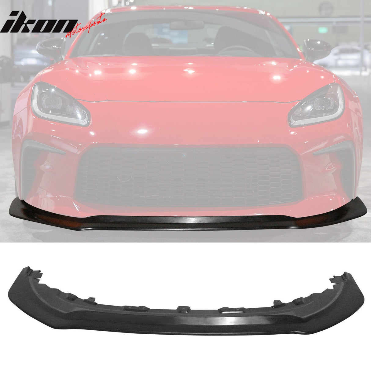 2022-2025 Toyota GR86 Coupe 2DR IK6 Style Unpainted Front Bumper Lip P
