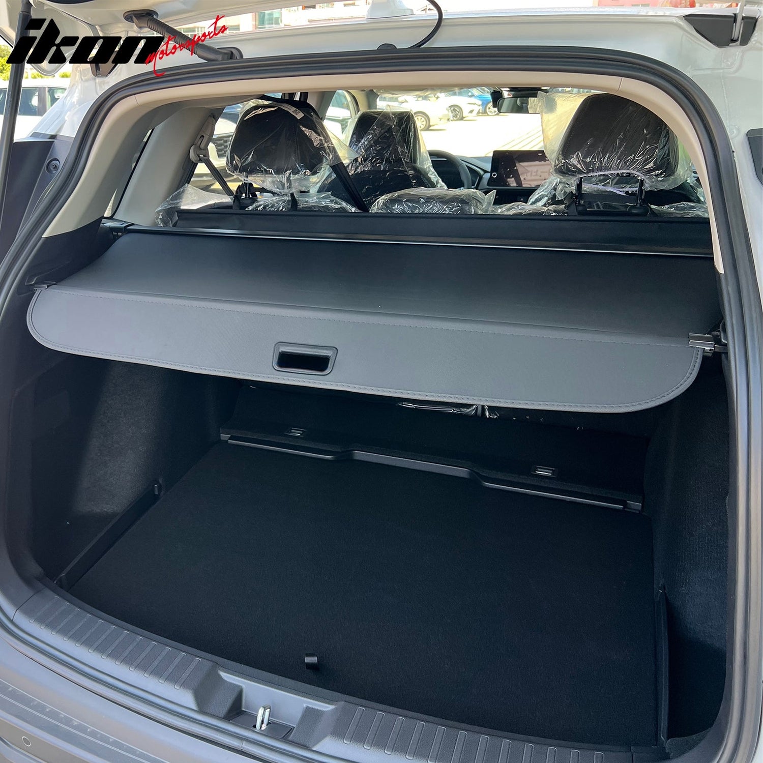 2023-2025 Honda CR-V 4-Door Black Trunk Cargo Cover PVC Aluminum Rod