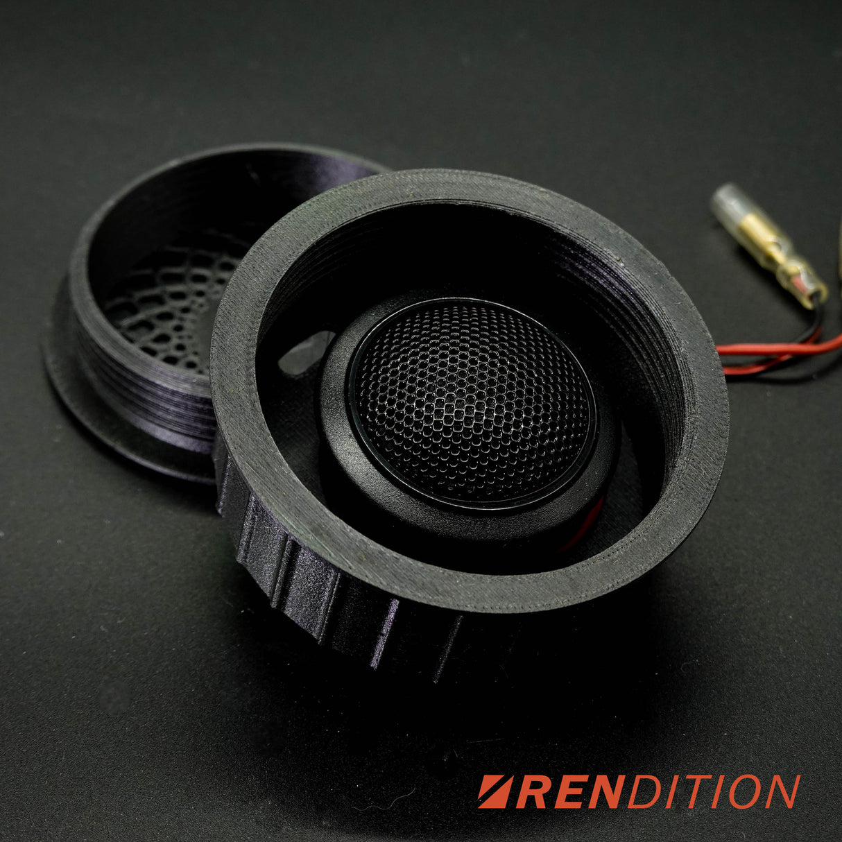 BMW E36 DOOR SPEAKER COVER / TWEETER COVER / TWEETER REPLACEMENT ASSEMBLY - K2 Industries