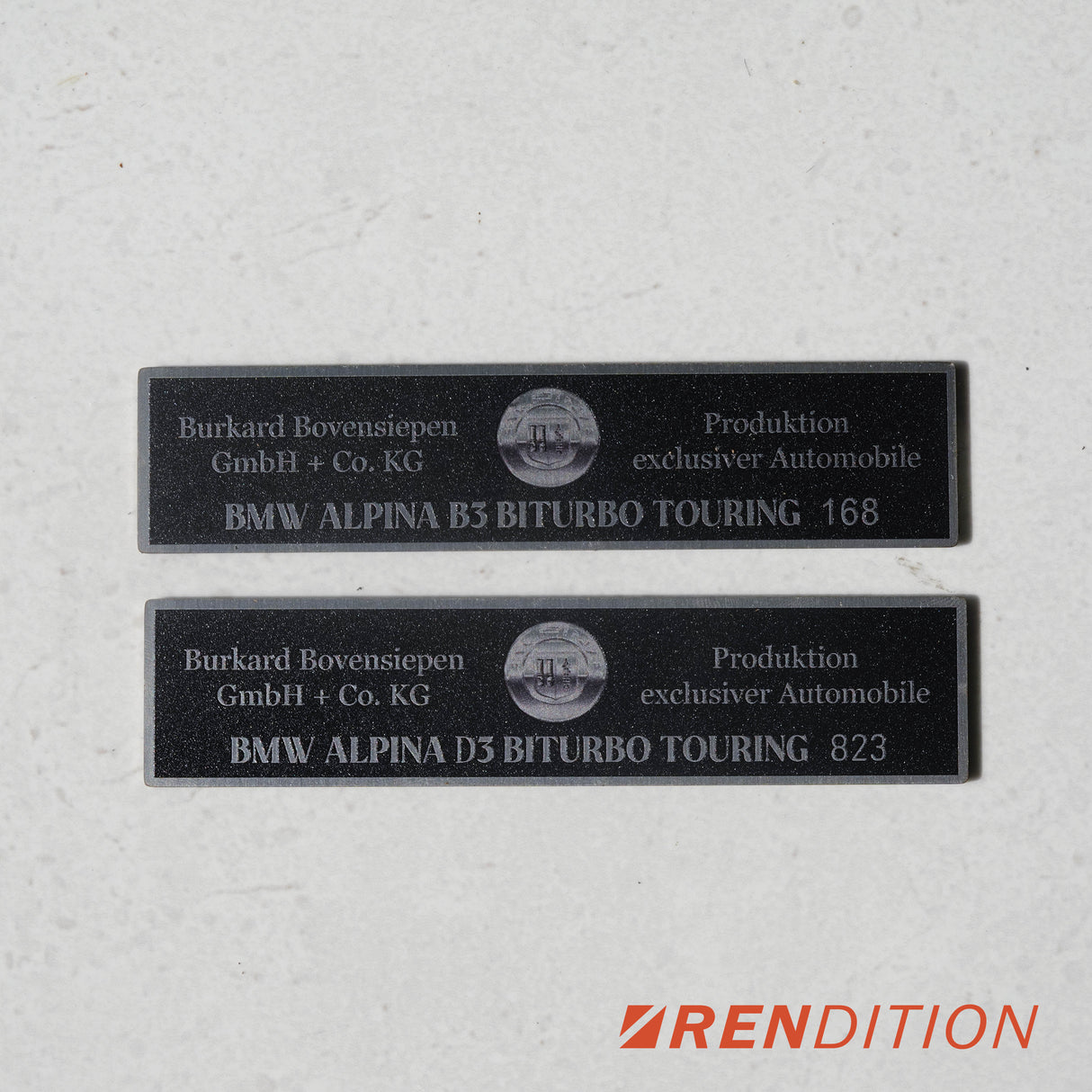 ALPINA B3 INTERIOR BADGE REPLICA REPLACEMENT B5 B6 B8 B9 B12 - K2 Industries