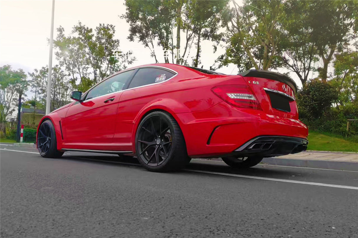 2012-2014 Mercedes Benz W204 C Class Coupe BKSS Style Wide Full Body Kit (Not Fit AMG)