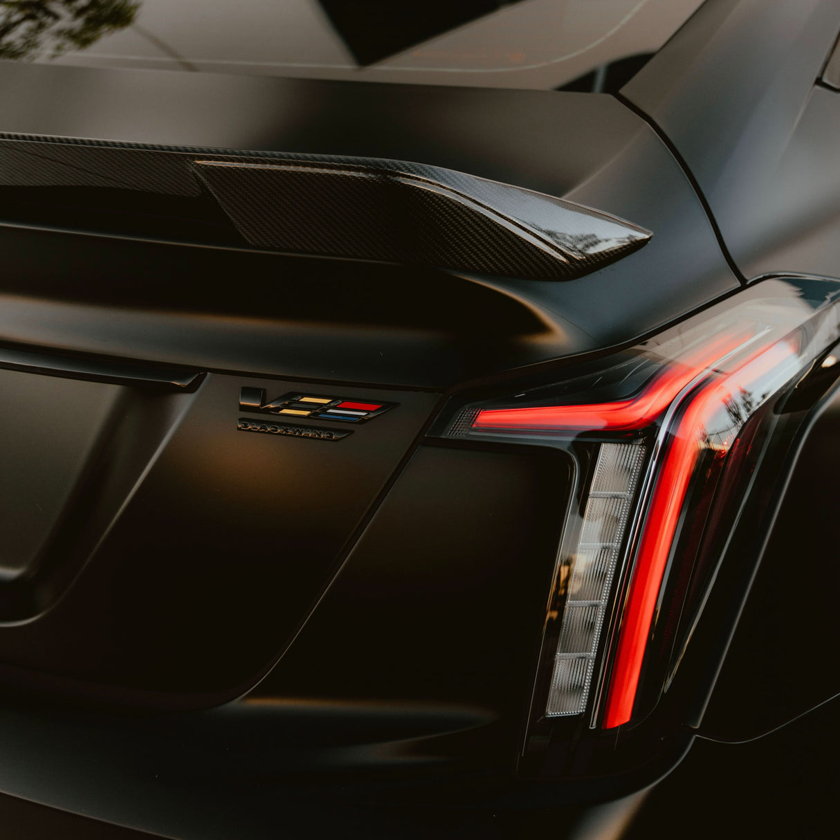 2022-2026 Cadillac CT5-V Blackwing Gloss Carbon Fiber Rear Spoiler