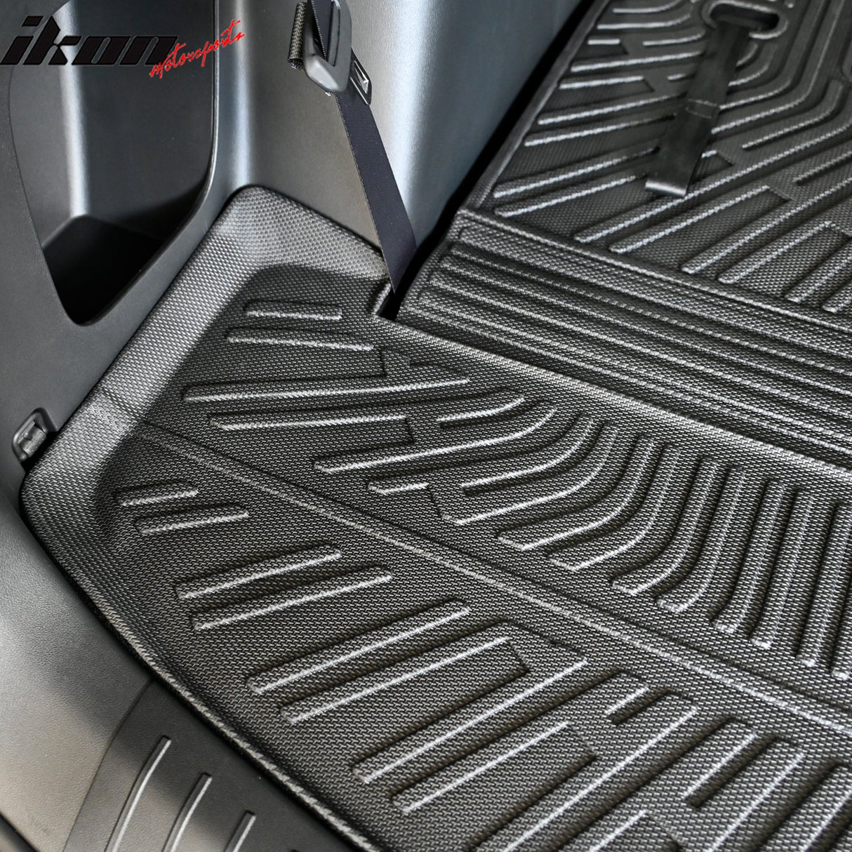 2024-2025 Hyundai Santa Fe Trunk Mat W/ Backrest Rear Seat Liner Black