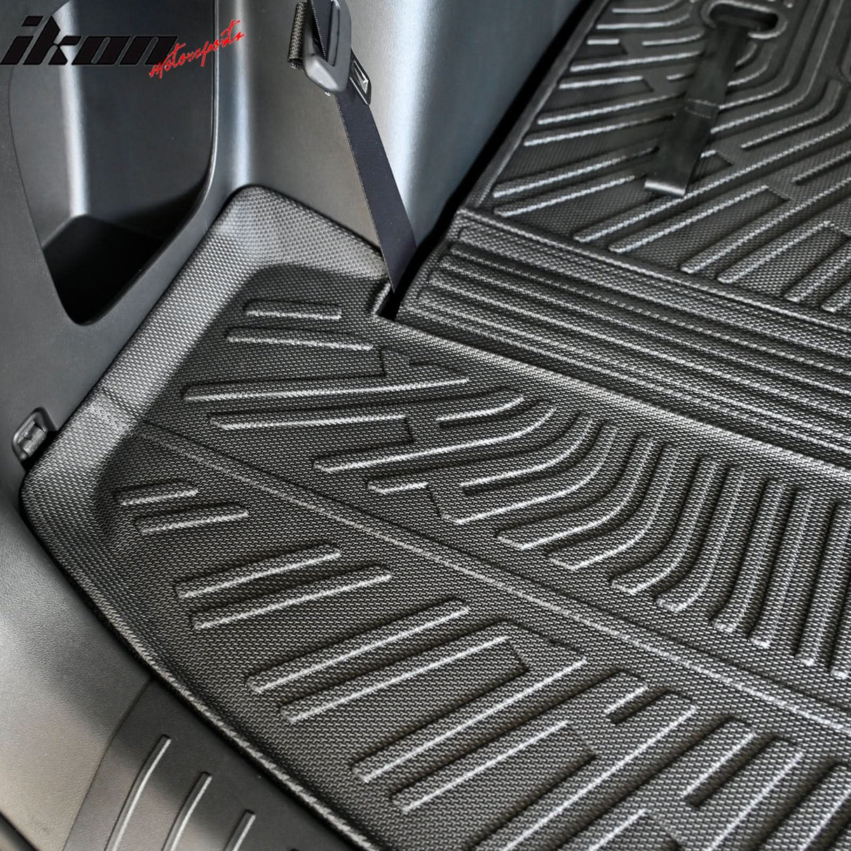 2024-2025 Hyundai Santa Fe Trunk Mat W/ Backrest Rear Seat Liner Black