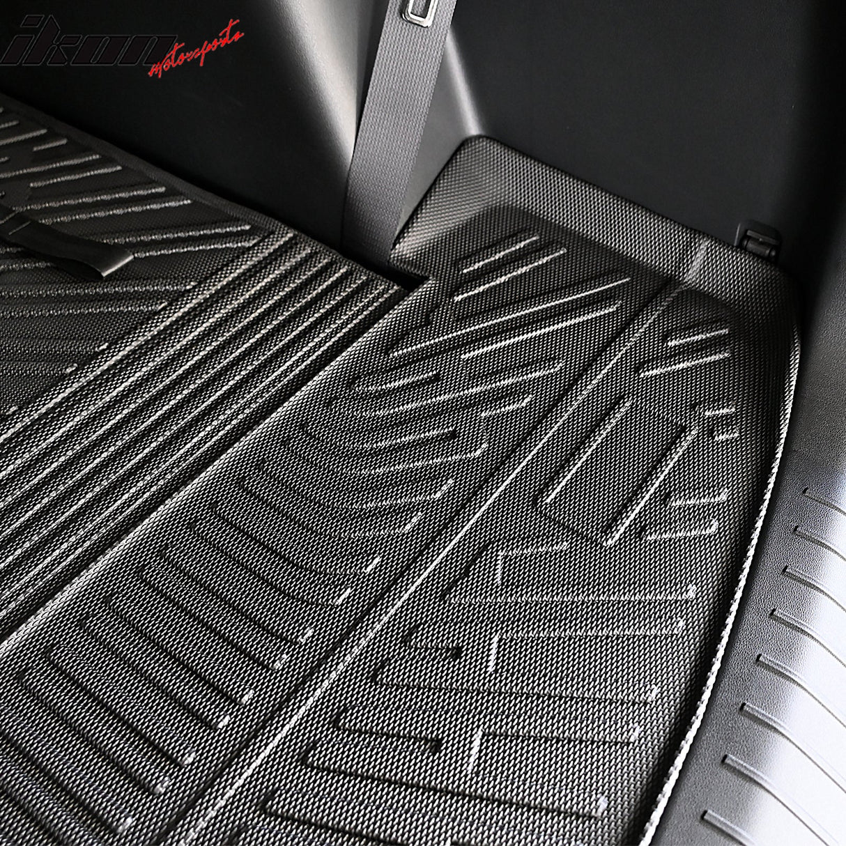 2024-2025 Hyundai Santa Fe Trunk Mat W/ Backrest Rear Seat Liner Black