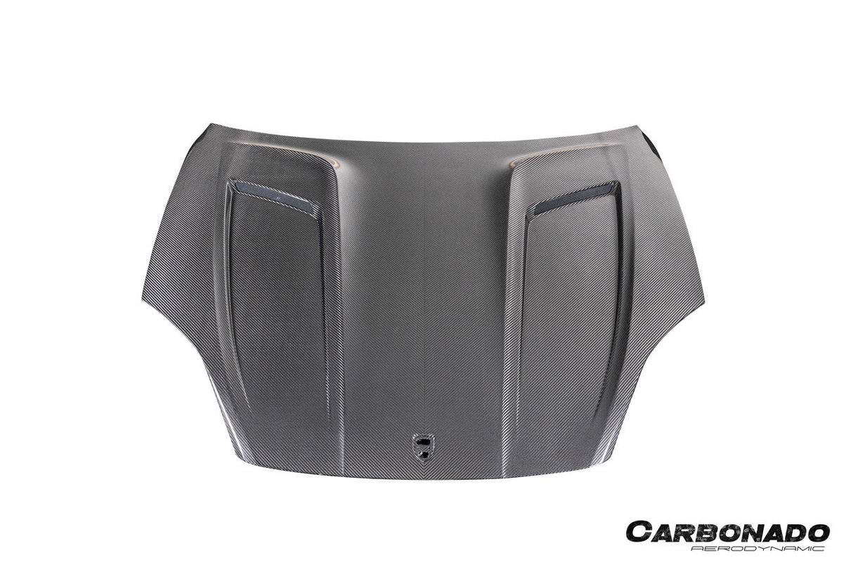 2024-2025 Porsche 9Y0.2 Cayenne S Coupe E-Hybrid KT Style Dry Carbon Fiber Hood