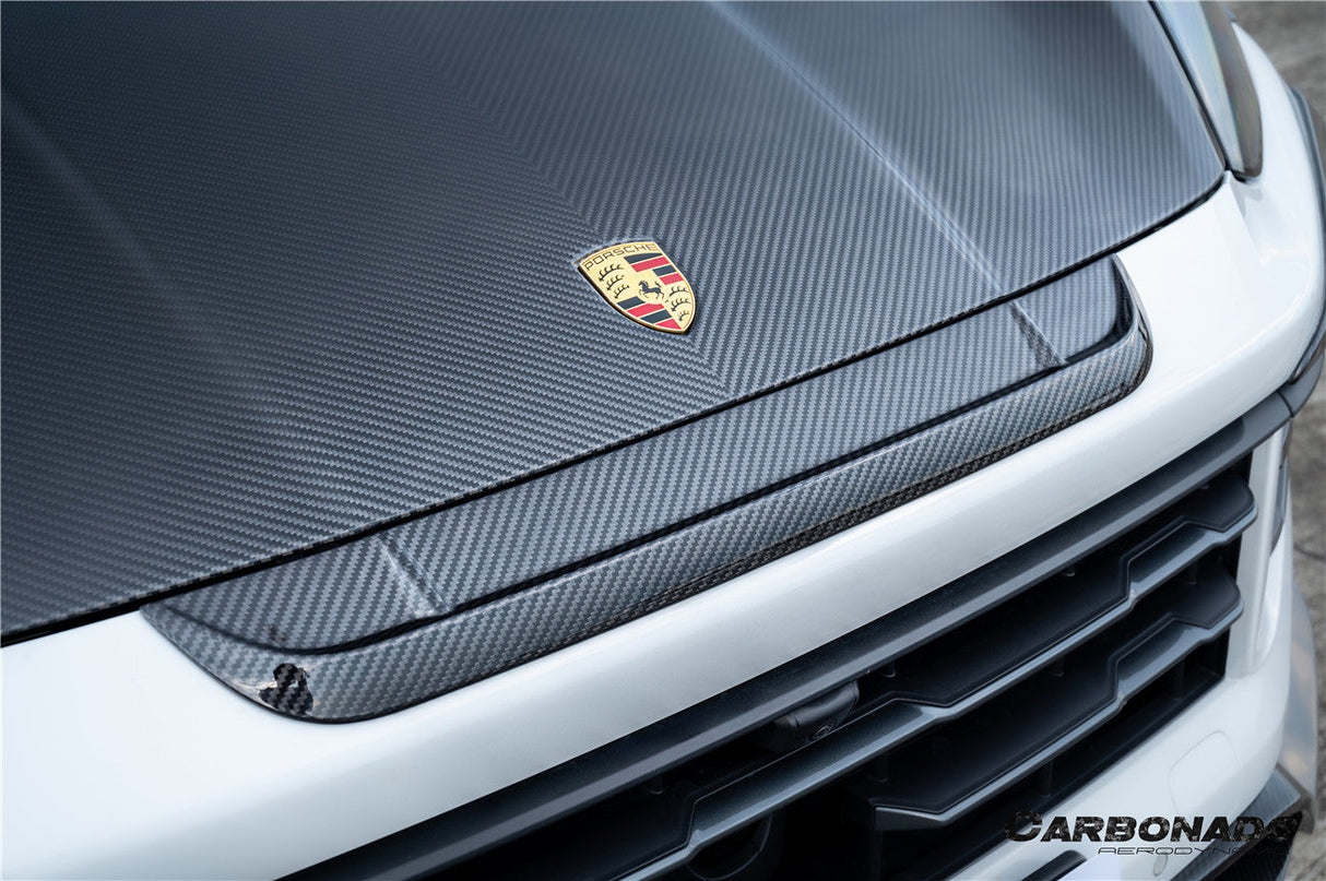 2024-2025 Porsche 9Y0.2 Cayenne S Coupe E-Hybrid MSY Style Dry Carbon Fiber Hood