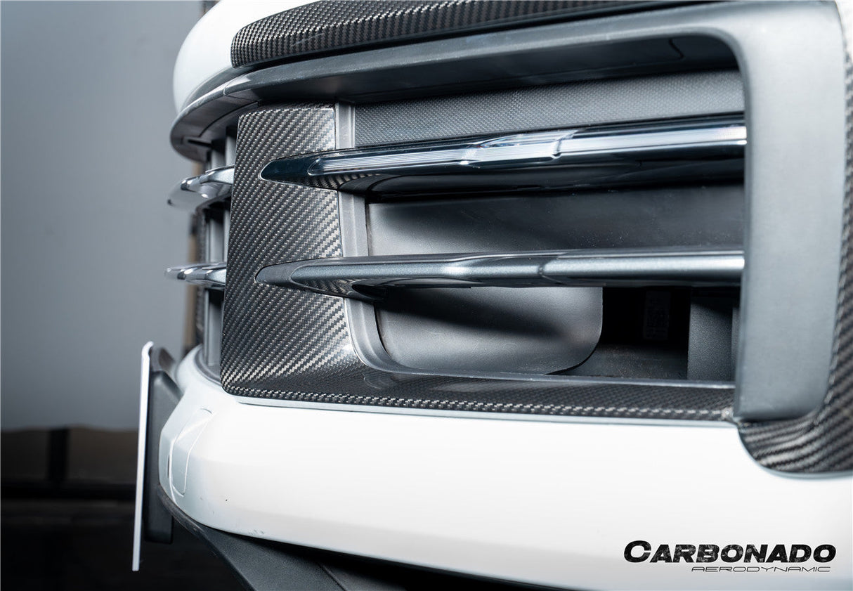 2024-2025 Porsche 9Y0.2 Cayenne S Coupe E-Hybrid OEM Style Dry Carbon Fiber Front Bumper Side Vent Cover