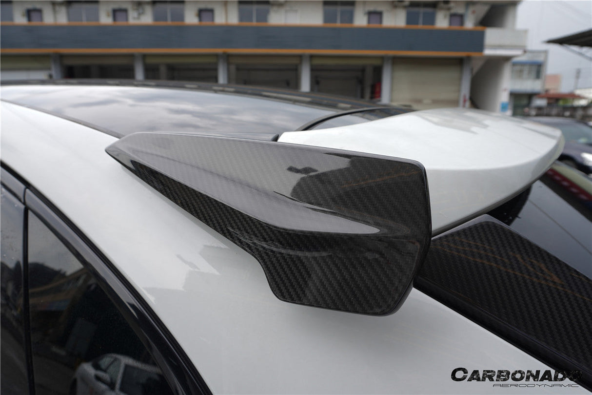 2018-2025 Porsche 9Y0 9YB Cayenne S, GTS, E-Hybrid Coupe Only KT Style Dry Carbon Fiber Roof Spoiler
