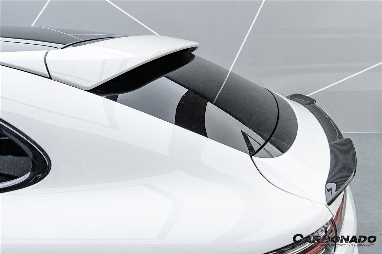 2018-2025 Porsche 9Y0 9YB Cayenne S GTS E-Hybrid Coupe Only KT Style Dry Carbon Fiber Trunk Spoiler