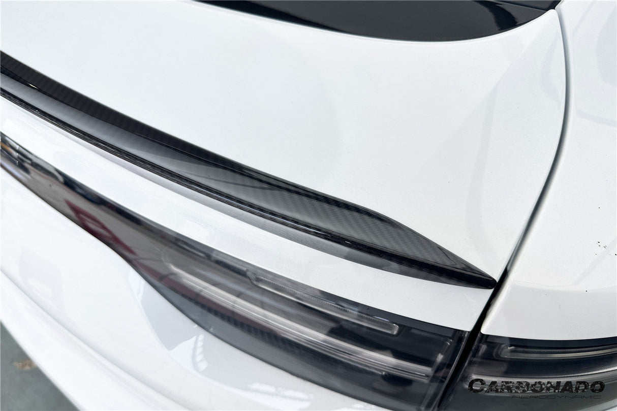 2018-2026 Porsche 9Y0 9Y3 9YB Cayenne S GTS E-Hybrid Coupe Only Turbo Style Dry Carbon Fiber Trunk Spoiler