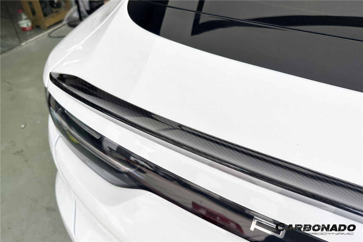2018-2026 Porsche 9Y0 9Y3 9YB Cayenne S GTS E-Hybrid Coupe Only Turbo Style Dry Carbon Fiber Trunk Spoiler