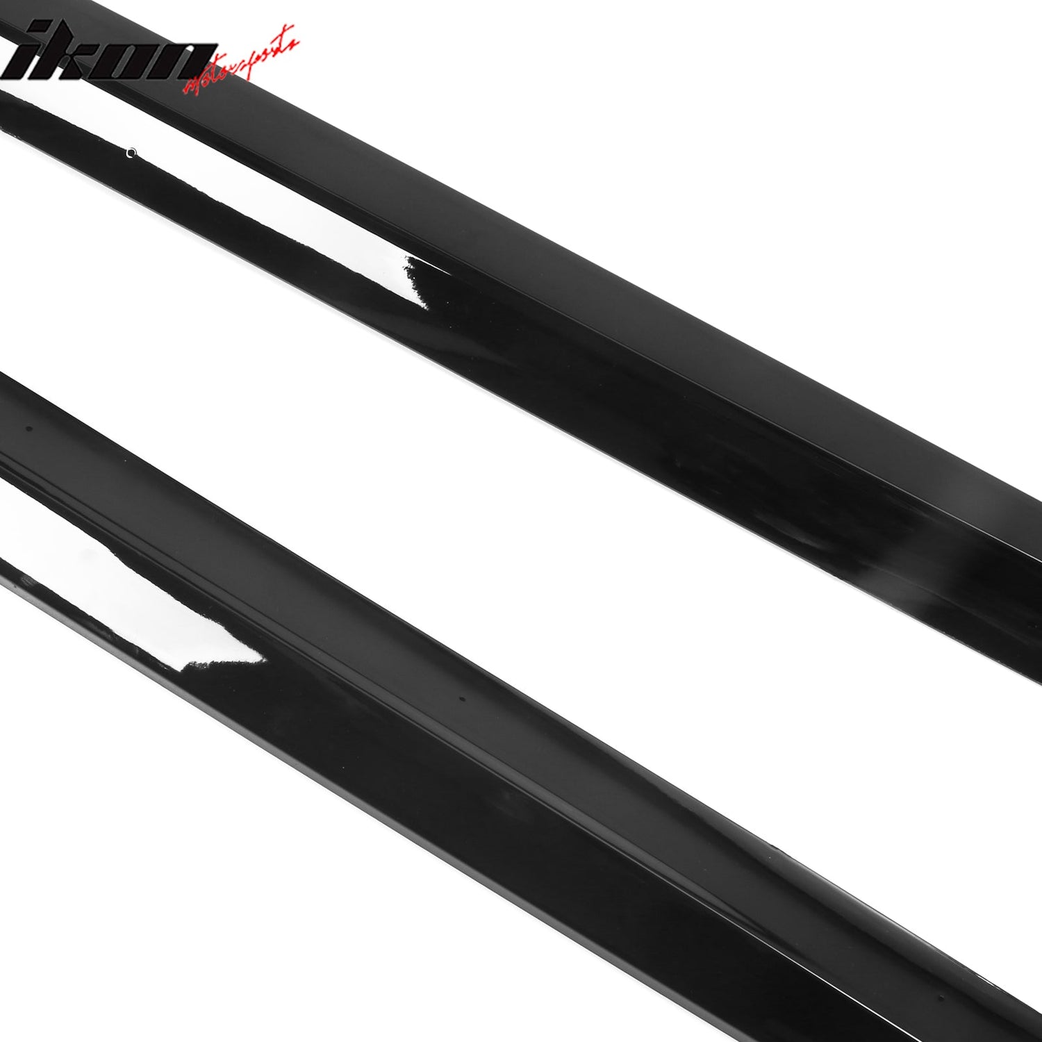 2024 Tesla Model 3 IKON Style Gloss Black Side Skirt Extension ABS