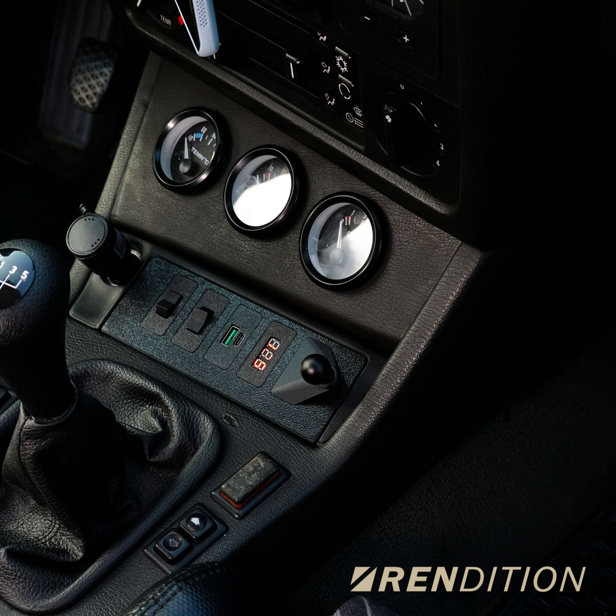 BMW E30 FRONT USB CHARGING MODULES - K2 Industries