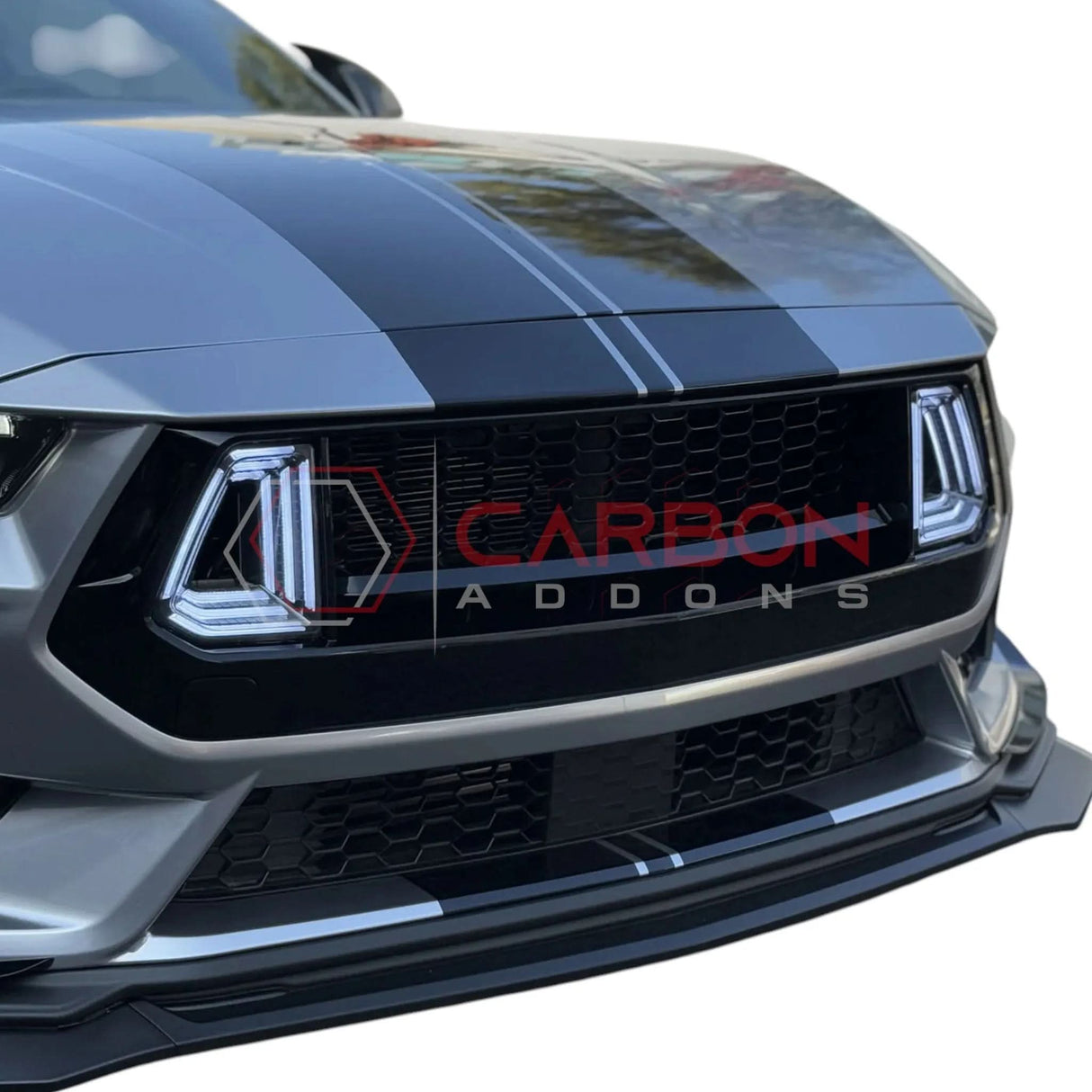 2024+ S650 Mustang GT Grille With LED Lights | Direct Replacement