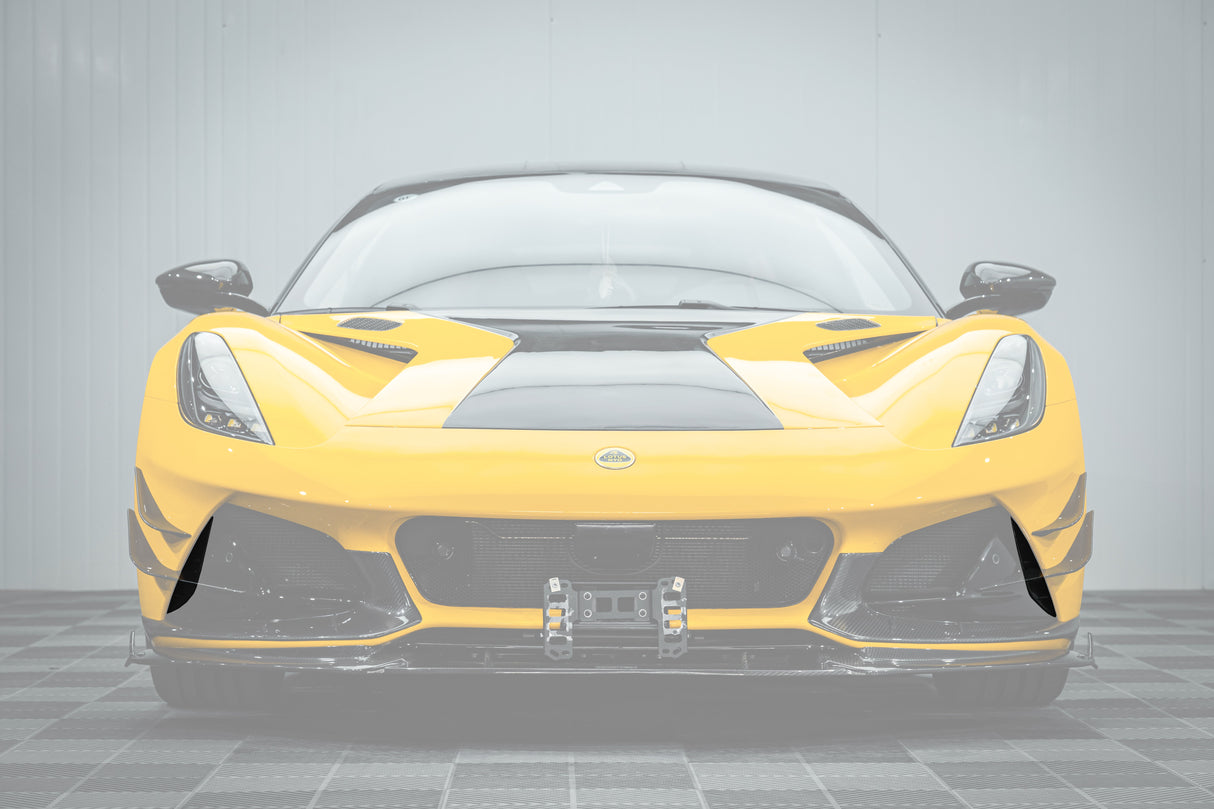 2021-2024 Lotus Emira NYO MNK Style Dry Carbon Fiber Front Bumper Vent Trims
