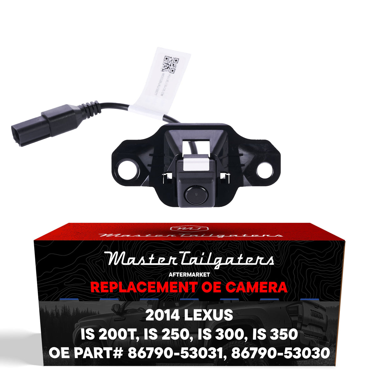 Lexus IS 200t/250/300/350 (2014) OEM Replacement Backup Camera OE Part # 86790-53030, 86790-53031