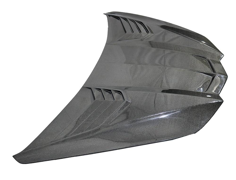2020-2024 Chevrolet Corvette APEX Style Double Sided Carbon Fiber Carbon Fiber Hood