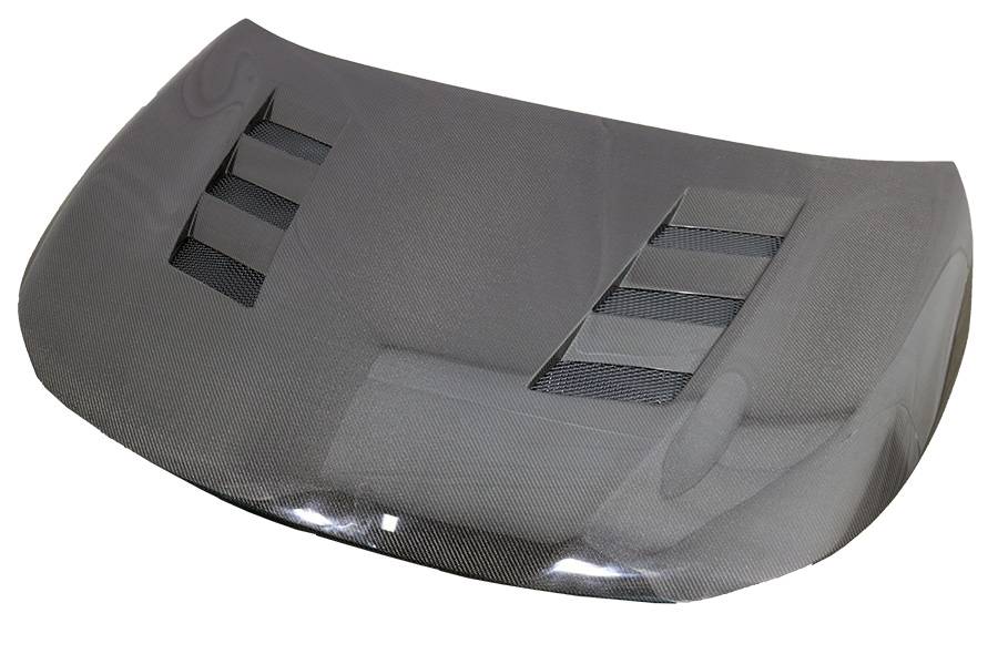 2020-2023 Toyota Corolla 4 doors AMS Style Carbon Fiber Black Hood