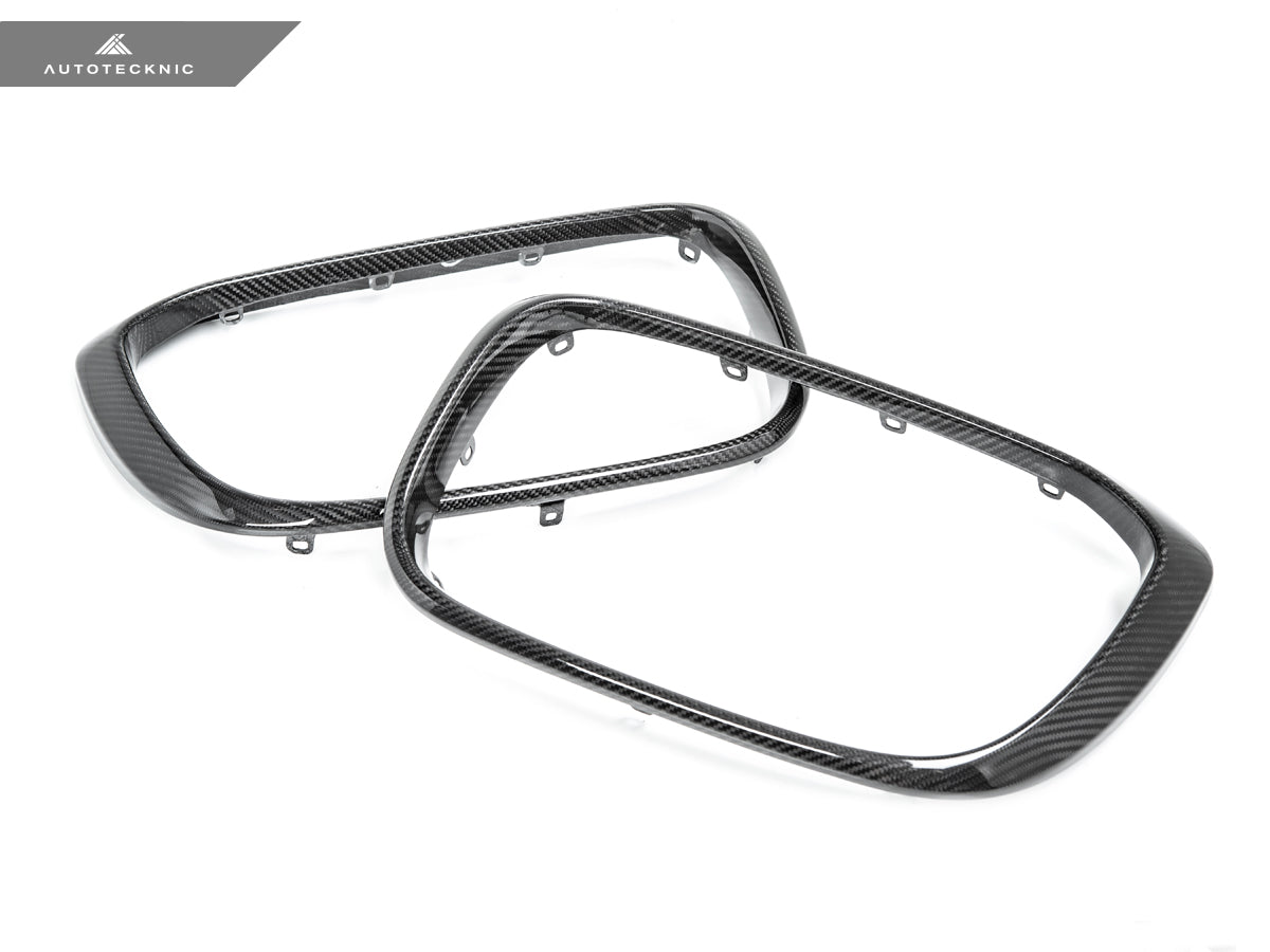AutoTecknic Replacement Dry Carbon Grille Surround Set - G01 X3 | G02 X4 Pre-LCI