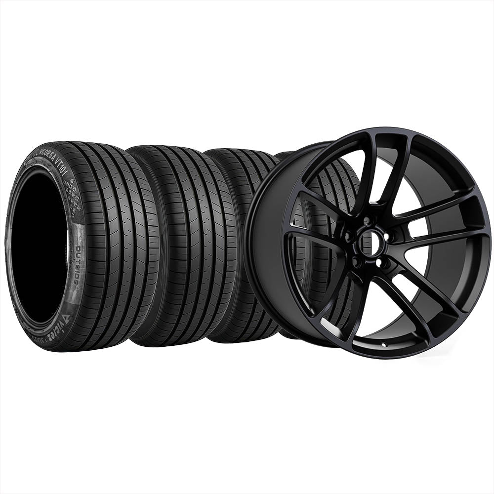 Hellcat Widebody Style 20x11 Wheels & 305/35ZR20 Tire Package - Vicrez