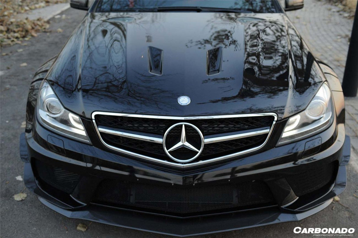 2012-2014 Mercedes Benz W204 C Class Coupe BKSS Style Wide Full Body Kit (Not Fit AMG)