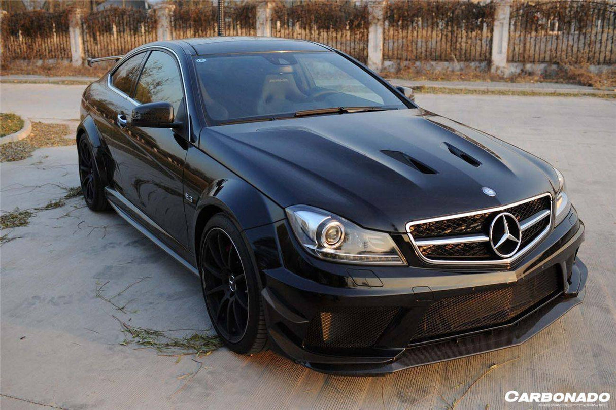 2012-2014 Mercedes Benz W204 C Class Coupe BKSS Style Wide Full Body Kit (Not Fit AMG)