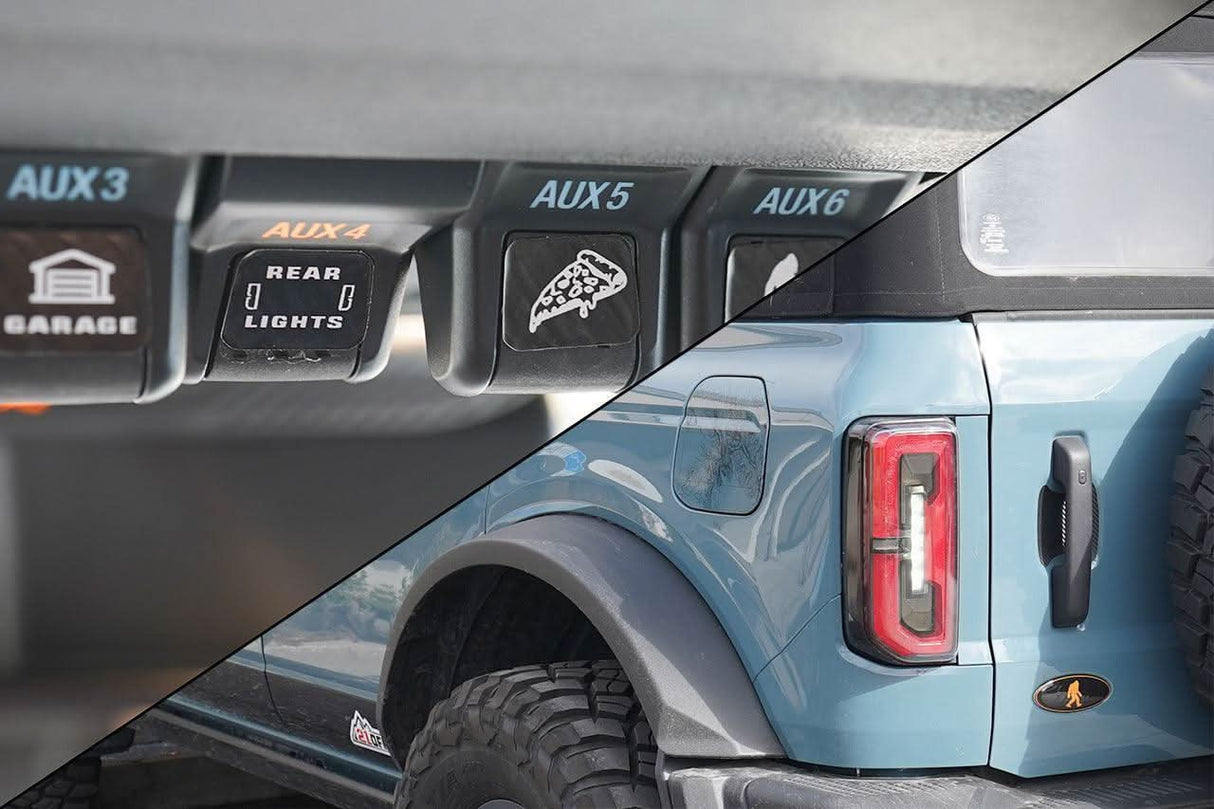 21 Offroad Magic Reverse Harness for Auxiliary Switches (Reverse on Demand) - 2021+ Bronco