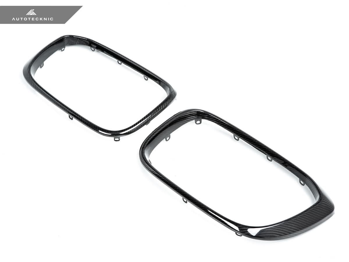 AutoTecknic Replacement Dry Carbon Grille Surround Set - BMW G01 X3 | G02 X4 Pre-LCI