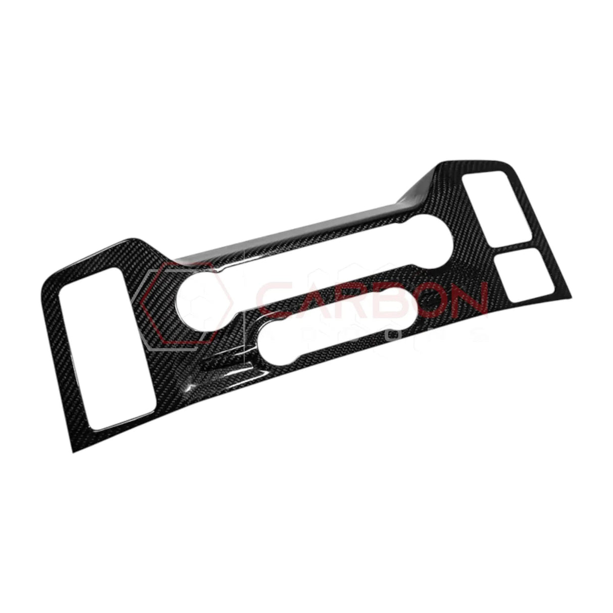 F150 2021-Up AC Dash Control Panel Trim Carbon Fiber Cover
