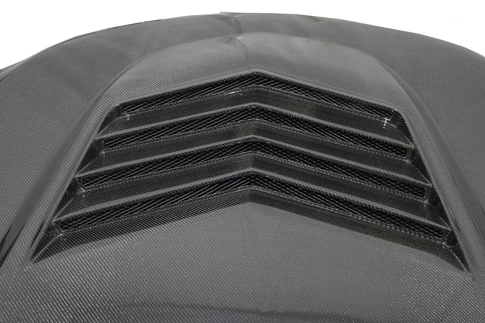 2022-2025 Cadillac CT5-V OEM Style Carbon Fiber Black Hood