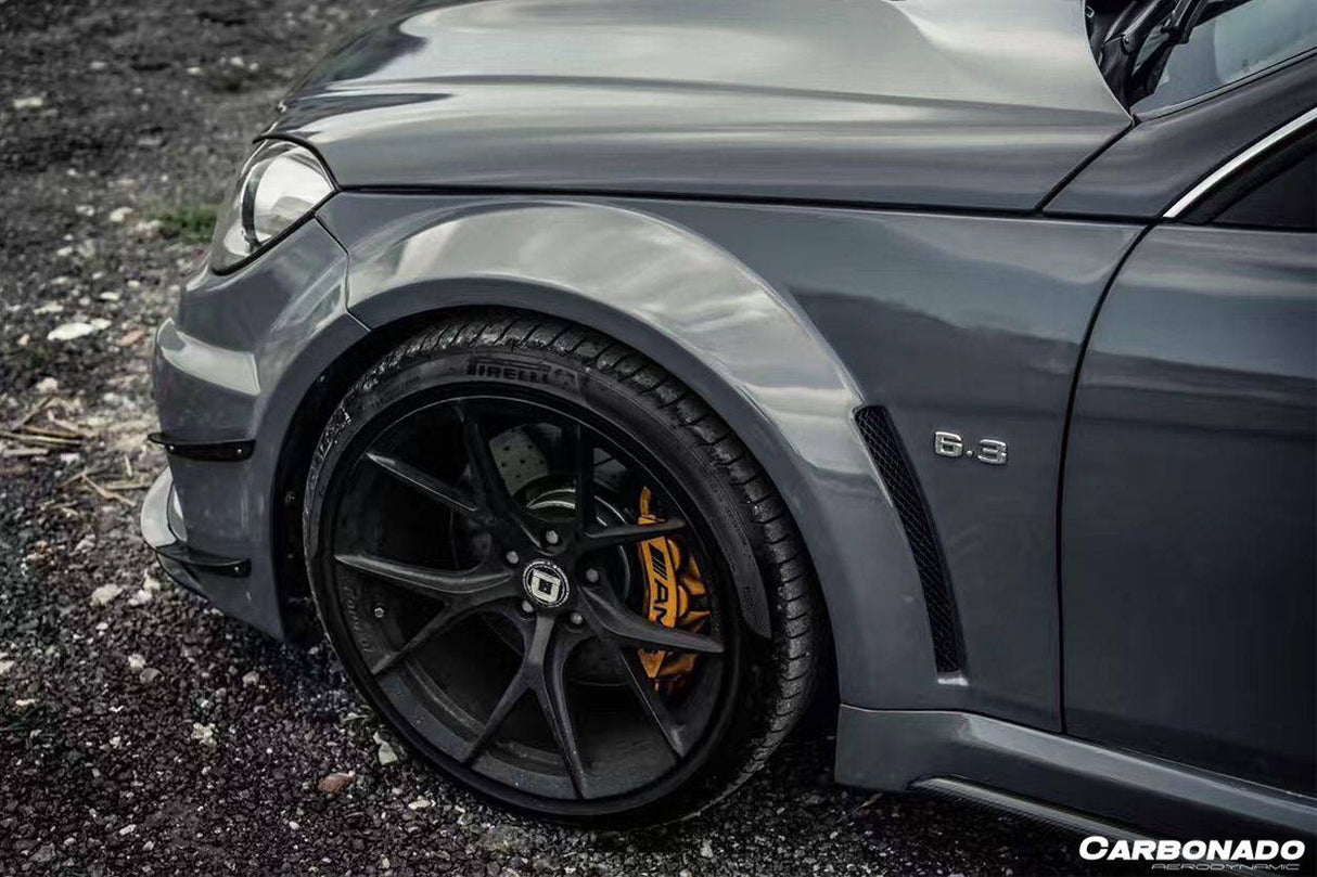 2012-2014 Mercedes Benz W204 C Class Coupe BKSS Style Wide Full Body Kit (Not Fit AMG)