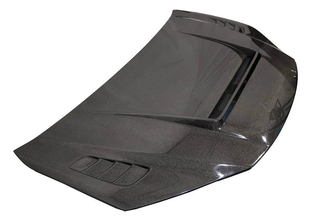 2023-2024 Toyota Prius OEM Style Carbon Fiber Black Hood