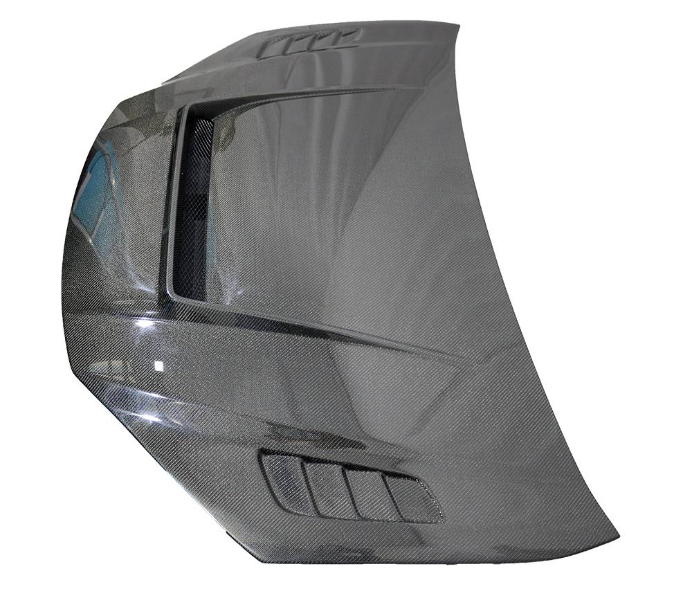 2023-2024 Toyota Prius OEM Style Carbon Fiber Black Hood