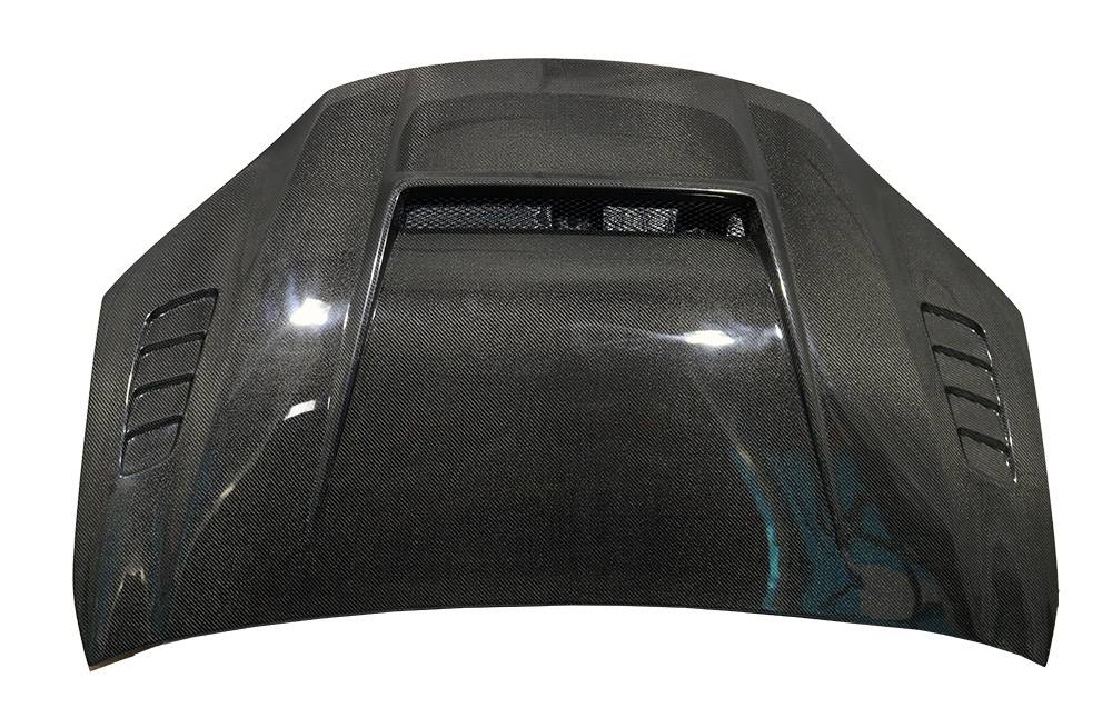 2023-2024 Toyota Prius OEM Style Carbon Fiber Black Hood