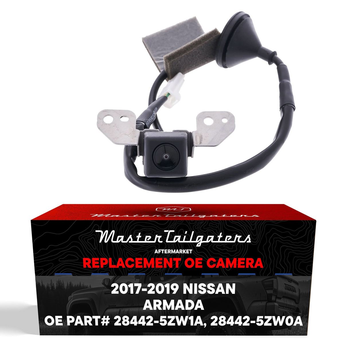 Nissan Armada Lower SV Model (2017-2019) OEM Replacement Backup Camera OE Part # 28442-5ZW0A, 28442-5ZW1A