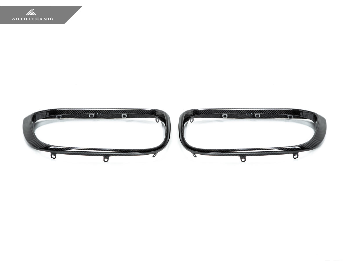 AutoTecknic Replacement Dry Carbon Grille Surround Set - F97 X3M | F98 X4M