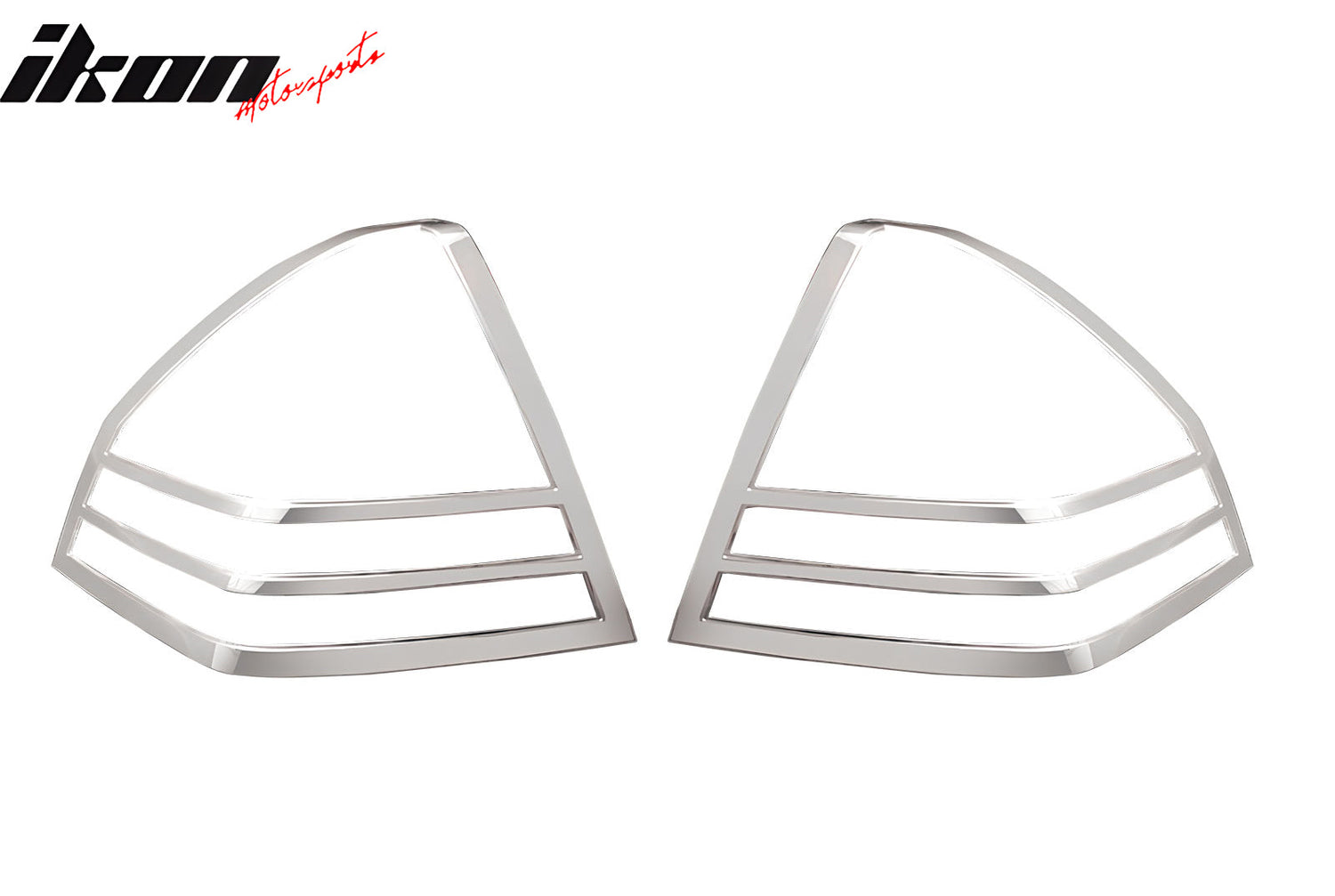 2006-2013 Chevrolet Impala Tail Light Bezels Cover Trim Chrome ABS 2PC