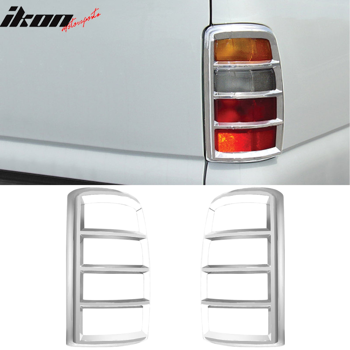 2000-2006 Chevrolet Tahoe/Suburban Tail Light Bezels Chrome ABS 2PCS