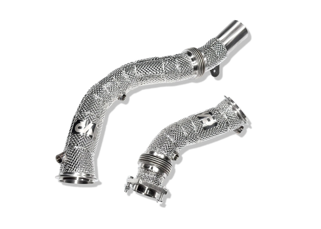 S55 Catless Downpipes with Heatshield for F8X M3 M4 & M2C