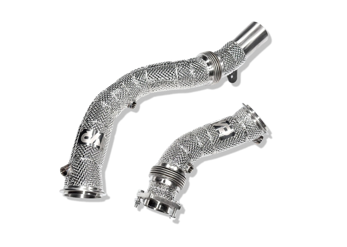 S55 Catless Downpipes with Heatshield for F8X M3 M4 & M2C
