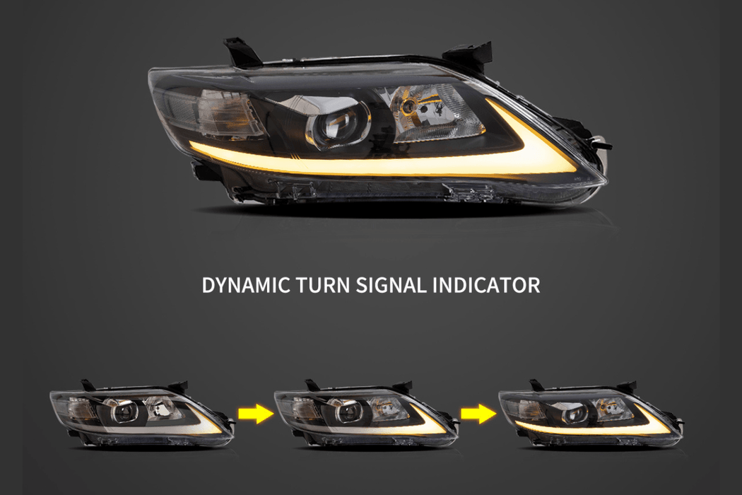 Volkswagen Golf 4 Black LED Headlights with Daytime Running Lights (1997 - 2003)