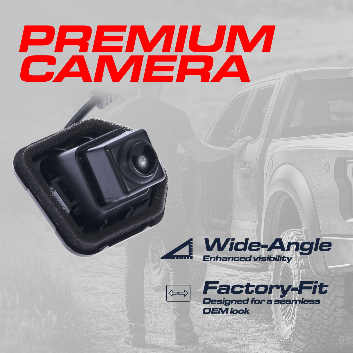 Nissan Rogue S Model (2014-2016) OEM Replacement Backup Camera OE Part # 28442-4BA0D, 28442-4BA1D, 28442-4BA0A