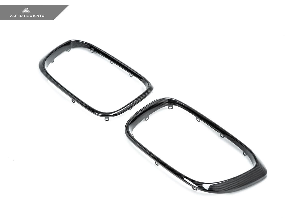 AutoTecknic Replacement Dry Carbon Grille Surround Set - BMW G01 X3 | G02 X4 Pre-LCI