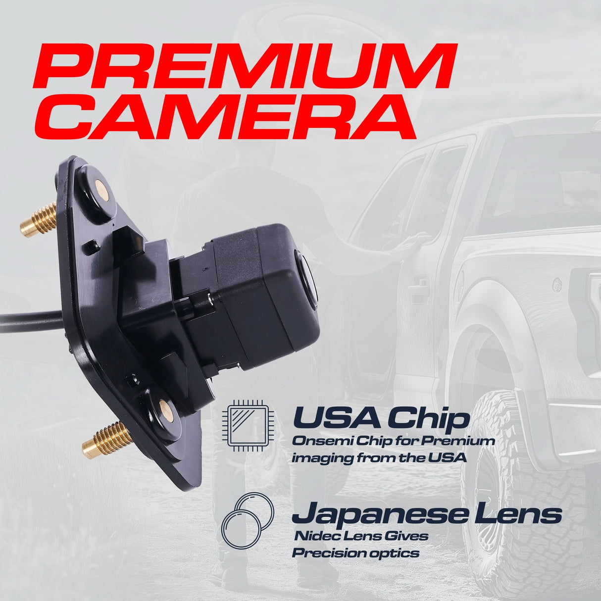 Nissan Versa Note w/o Nav (2014-2018) OEM Replacement Backup Camera OE Part # 28442-3VA2B, 28442-3VA1A, 28442-3VA1B