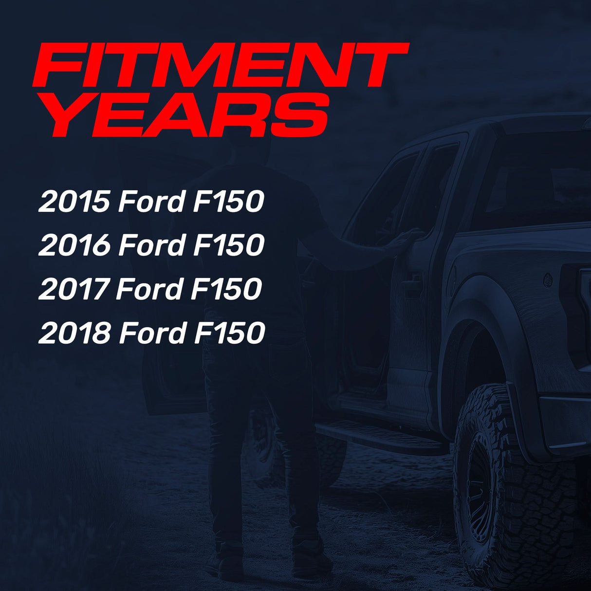 Ford F150 (2015-2018) Black Replacement Tailgate Handle with Backup Camera